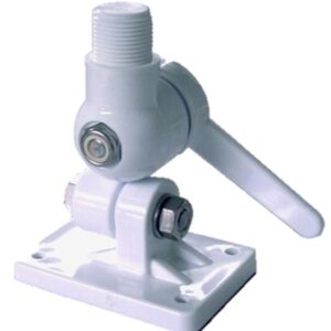 Proxel Base Nautica Doppio Snodo Nylon Lucidato Bianco Passo 1"X14, -0