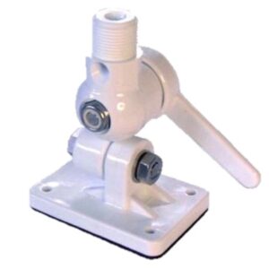 Proxel Base Nautica Doppio Snodo Nylon Bianco Passo 1"X14, Foro Passante-0