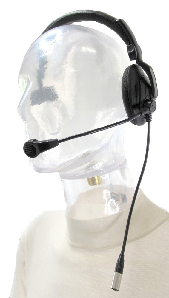 Cuffia Prof. Leggera 1 Padiglione, cavo 20cm Comp. con Cavi Serie PJD-HRC-4531