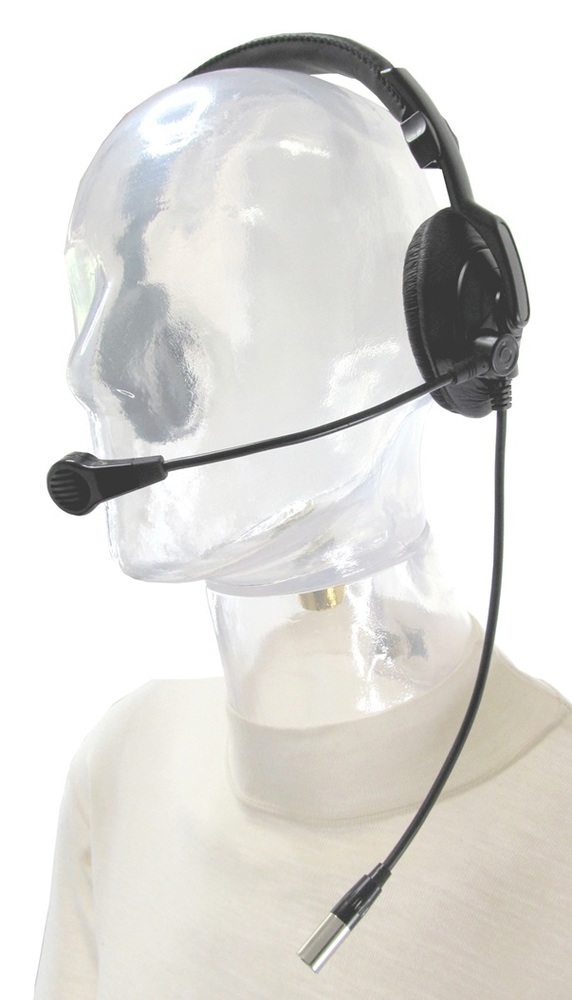 Cuffia Prof. Leggera 2 Padiglioni, cavo 20cm Comp. con Cavi Serie PJD-HRC-4534